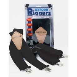 Oxford Riggers Extra Strong Trouser Braces -Biker Style Shop lrgscale11590 Oxford Riggers Extra Strong Braces Black 1600 2