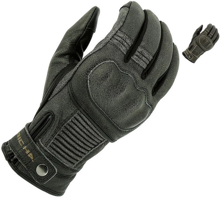 Richa Bobber Leather Motorcycle Gloves 2 Richa Bobber Leather Motorcycle Gloves - Image 2
