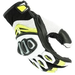 Richa Turbo Short Summer Motorcycle Gloves 8 Richa Turbo Short Summer Motorcycle Gloves -Biker Style Shop lrgscale14335 Richa Turbo Short Summer Motorcycle Gloves Black Fluo Yellow 1488 1