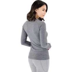 Knox Dry Inside Mia Ladies Long Sleeve Base Layer Top -Biker Style Shop lrgscale14921 Knox Dry Inside Mia Womens Long Sleeve Base Layer Top Grey 1600 6