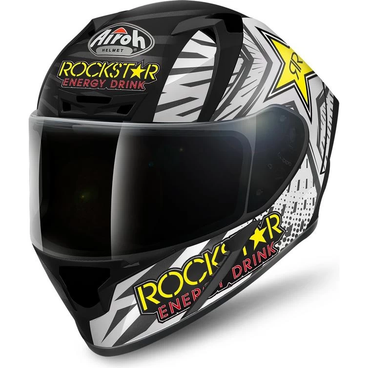 Airoh Valor Rockstar Motorcycle Helmet & Visor 4 Airoh Valor Rockstar Motorcycle Helmet & Visor - Image 4