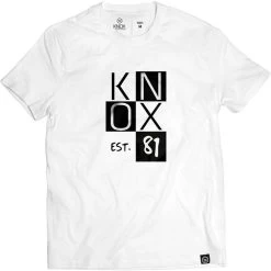 Knox Checkered Flag T-Shirt 12 Knox Checkered Flag T-Shirt -Biker Style Shop lrgscale15082 Knox Checkered Flag T Shirt White 1041 1