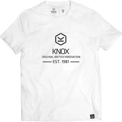 Knox Classic Icon T-Shirt -Biker Style Shop lrgscale15083 Knox Classic Icon T Shirt White 1051 1