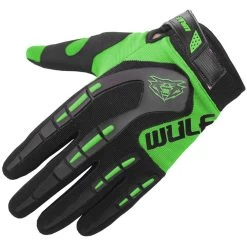 Wulfsport Wulf Attack Motocross Gloves 13 Wulfsport Wulf Attack Motocross Gloves -Biker Style Shop lrgscale15088 Wulf Attack Adult MX Gloves Green 1519 1