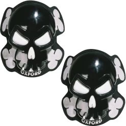 Oxford Oxford Skull Motorcycle Knee Sliders -Biker Style Shop lrgscale15855 Oxford Skull Knee Sliders Black 1412