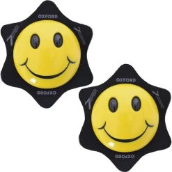 Oxford Oxford Smiler Motorcycle Knee Sliders -Biker Style Shop lrgscale15856 Oxford Smiler Motorbike Knee Slider Yellow 1600