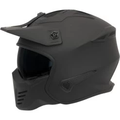 Spada Storm Plain Open Face Motorcycle Helmet & Visor -Biker Style Shop lrgscale16508 Spada Storm Plain Open Face Motorcycle Helmet Matt Black 1600 1