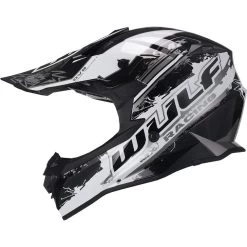 Wulf Off Road Pro Motocross Helmet -Biker Style Shop lrgscale16875 Wulf Off Road Pro Adult Motocross Helmet Black 1018 1
