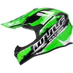Wulf Off Road Pro Motocross Helmet -Biker Style Shop lrgscale16875 Wulf Off Road Pro Adult Motocross Helmet Green 1000 1
