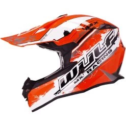 Wulf Off Road Pro Motocross Helmet -Biker Style Shop lrgscale16875 Wulf Off Road Pro Adult Motocross Helmet Orange 1010 1
