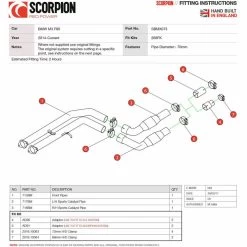 Scorpion Car Exhaust Secondary High Flow Sports Cat Replacement - BMW 3 Series F80 M3 2014 - 2018 9 Scorpion Car Exhaust Secondary High Flow Sports Cat Replacement - BMW 3 Series F80 M3 2014 - 2018 -Biker Style Shop lrgscale16942 Scorpion Car Exhaust Secondary Hi Flo Cat Rep BMW 3 Series F80 M4 1600 4