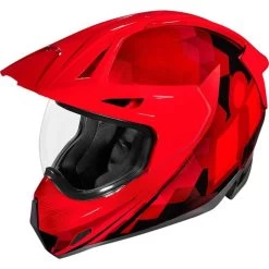 Icon Variant Pro Ascension Dual Sport Helmet & Visor -Biker Style Shop lrgscale17275 Icon Variant Pro Ascension Dual Sport Helmet Red 1198 1