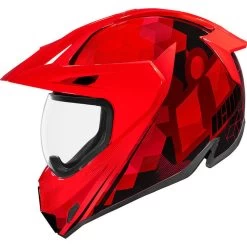 Icon Variant Pro Ascension Dual Sport Helmet & Visor -Biker Style Shop lrgscale17275 Icon Variant Pro Ascension Dual Sport Helmet Red 940 2