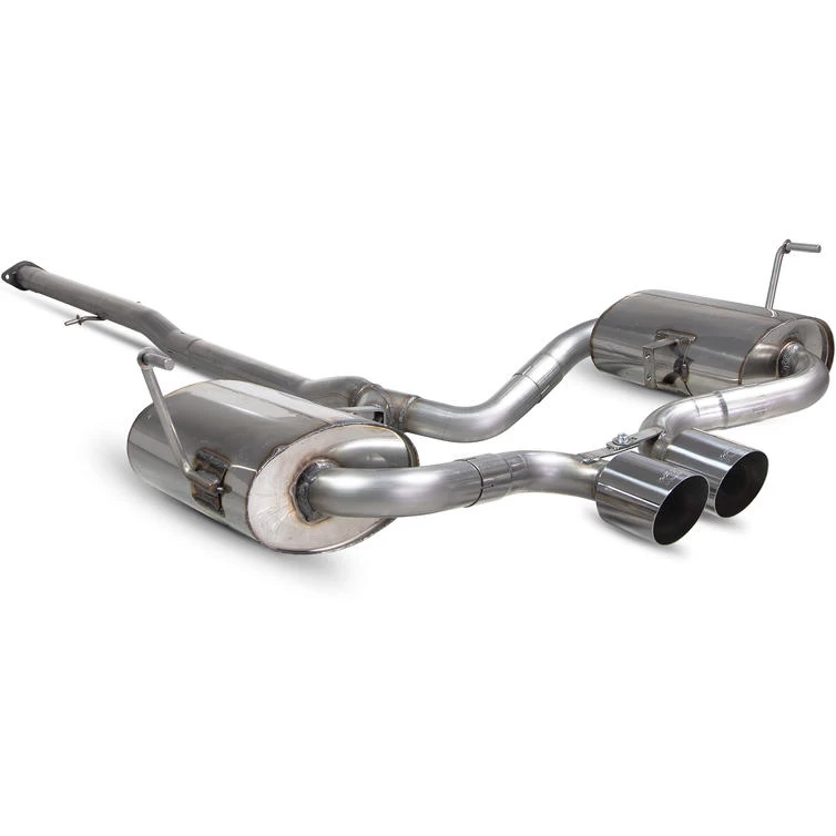 Scorpion Car Exhaust Cat-Back System (Non-Resonated) Stainless Steel STW - Mini Cooper S R53 / R52 2002 - 2006 2 Scorpion Car Exhaust Cat-Back System (Non-Resonated) Stainless Steel STW - Mini Cooper S R53 / R52 2002 - 2006 - Image 2