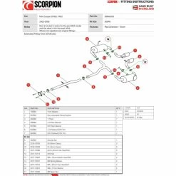 Scorpion Car Exhaust Cat-Back System (Non-Resonated) Stainless Steel STW - Mini Cooper S R53 / R52 2002 - 2006 11 Scorpion Car Exhaust Cat-Back System (Non-Resonated) Stainless Steel STW - Mini Cooper S R53 / R52 2002 - 2006 -Biker Style Shop lrgscale17437 Scorpion Cat Back System Non Resonated STW Mini Cooper S R53 R52 02 06 1600 5