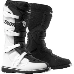 Thor Blitz XP Motocross Boots -Biker Style Shop lrgscale17480 Thor Blitz XP Motocross Boots Black White 900 1