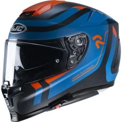 HJC RPHA 70 Carbon Reple Motorcycle Helmet & Visor -Biker Style Shop lrgscale17754 HJC RPHA 70 Carbon Reple Motorcycle Helmet Blue Orange 1600 1