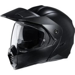 HJC C80 Plain Flip Front Motorcycle Helmet -Biker Style Shop lrgscale17758 HJC C80 Plain Flip Front Motorcycle Helmet Black 1600 1 1