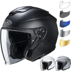 HJC I30 Plain Open Face Motorcycle Helmet & Visor -Biker Style Shop lrgscale17776 HJC i30 Plain Open Face Motorcycle Helmet and Visor 1600 1
