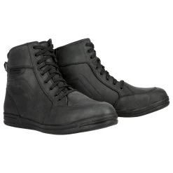 Oxford Kickback 1.0 Leather Motorcycle Boots -Biker Style Shop lrgscale17922 Oxford Kickback 1.0 Leather Motorcycle Boots Black 1000 1