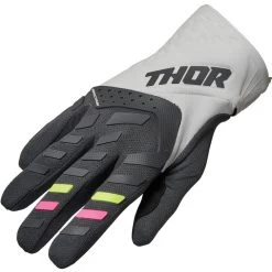 Thor Spectrum 2022 Ladies Motocross Gloves -Biker Style Shop lrgscale18125 Thor Spectrum 2022 Ladies MX Gloves Grey Charcoal 1600 1