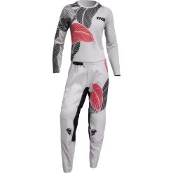 Thor Sector Urth 2022 Ladies Motocross Jersey & Pants Light Grey Kit -Biker Style Shop lrgscale18149 Thor Sector Urth 2022 Ladies Motocross Jersey Pants Light Grey Bundle 1600 2 1
