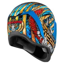 Icon Airform Pharaoh Motorcycle Helmet & Visor -Biker Style Shop lrgscale18195 Icon Airform Pharaoh Motorcycle Helmet Gold 1000 4
