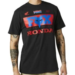 Fox Racing Honda Short Sleeve Premium T-Shirt 10 Fox Racing Honda Short Sleeve Premium T-Shirt -Biker Style Shop lrgscale18307 Fox Racing Honda Short Sleeve Premium T Shirt Black 1188 1