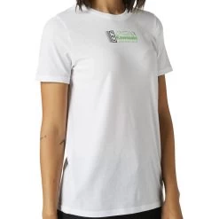 Fox Racing Fox Racing Kawasaki Ladies Short Sleeve T-Shirt -Biker Style Shop lrgscale18316 Fox Racing Kawasaki Ladies Short Sleeve T Shirt White 1019 1 1