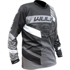 Wulf Matrix Adult Motocross Jersey & Pants Black Grey Kit -Biker Style Shop lrgscale18370 Wulf Matrix Adult Motocross Jersey Black Grey 1000 1 1