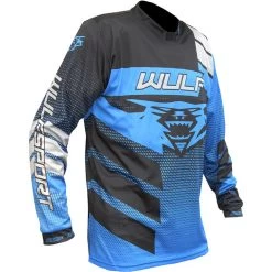 Wulf Matrix Adult Motocross Jersey & Pants Blue Kit -Biker Style Shop lrgscale18370 Wulf Matrix Adult Motocross Jersey Blue 1000 1 1