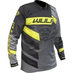 Wulf Matrix Cub Kids Motocross Jersey -Biker Style Shop lrgscale18370 Wulf Matrix Cub Motocross Jersey Black Yellow 1000 1