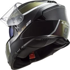 LS2 FF800 Storm Velvet Motorcycle Helmet -Biker Style Shop lrgscale18380 LS2 FF800 Storm Velvet Motorcycle Helmet Black Rainbow 1600 5