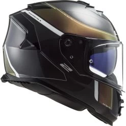 LS2 FF800 Storm Velvet Motorcycle Helmet -Biker Style Shop lrgscale18380 LS2 FF800 Storm Velvet Motorcycle Helmet Black Rainbow 1600 6
