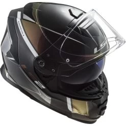 LS2 FF800 Storm Velvet Motorcycle Helmet -Biker Style Shop lrgscale18380 LS2 FF800 Storm Velvet Motorcycle Helmet Black Rainbow 1600 8