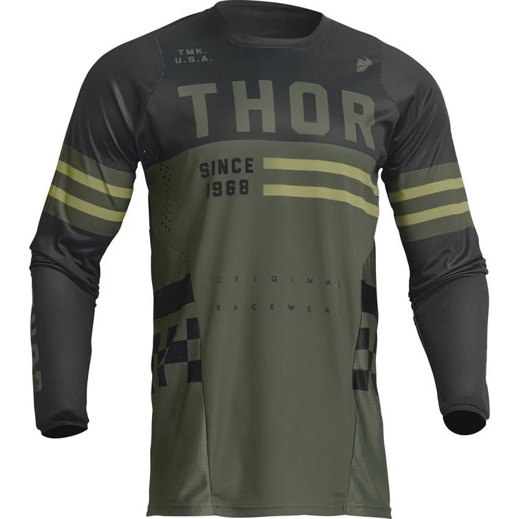 Thor Pulse Combat 2023 Motocross Jersey & Pants Army Kit 4 Thor Pulse Combat 2023 Motocross Jersey & Pants Army Kit - Image 4