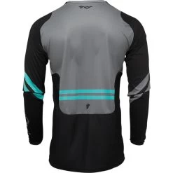 Thor Pulse Cube 2023 Motocross Jersey & Pants Black Mint Kit -Biker Style Shop lrgscale18664 Thor Pulse Cube 2023 Motocross Jersey Black Mint 1595 2 1
