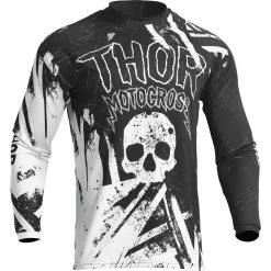 Thor Sector Gnar 2023 Youth Motocross Jersey & Pants Black White Kit 11 Thor Sector Gnar 2023 Youth Motocross Jersey & Pants Black White Kit -Biker Style Shop lrgscale18668 Thor Sector Gnar 2023 Youth Motocross Jersey Black White 1600 1 1