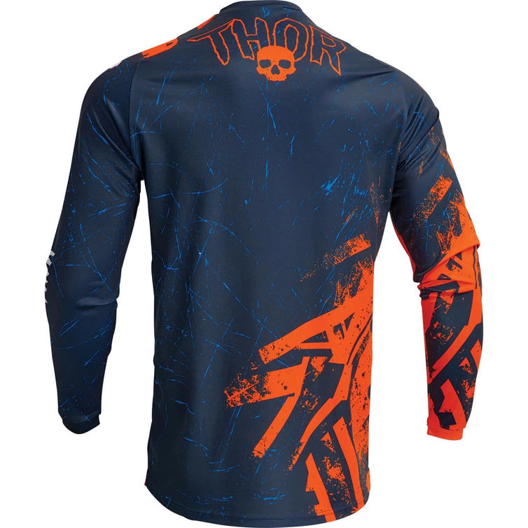 Thor Sector Gnar 2023 Youth Motocross Jersey & Pants Midnight Orange Kit 6 Thor Sector Gnar 2023 Youth Motocross Jersey & Pants Midnight Orange Kit - Image 6