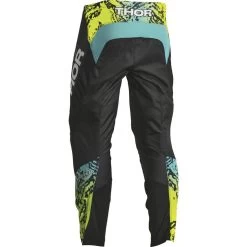 Thor Sector Atlas 2023 Youth Motocross Jersey & Pants Black Teal Kit -Biker Style Shop lrgscale18676 Thor Sector Atlas 2023 Youth Motocross Pants Black Teal 1600 2