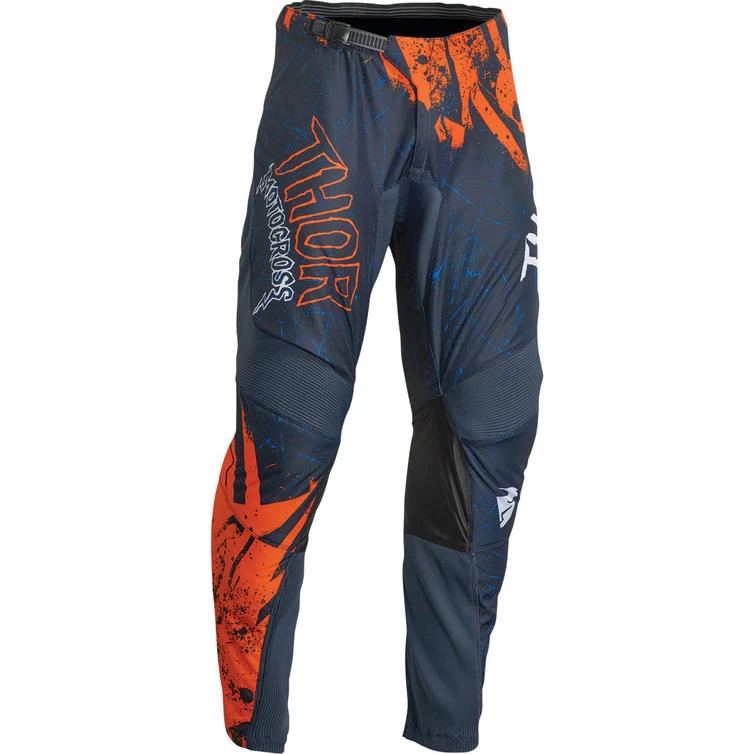 Thor Sector Gnar 2023 Youth Motocross Jersey & Pants Midnight Orange Kit 5 Thor Sector Gnar 2023 Youth Motocross Jersey & Pants Midnight Orange Kit - Image 5