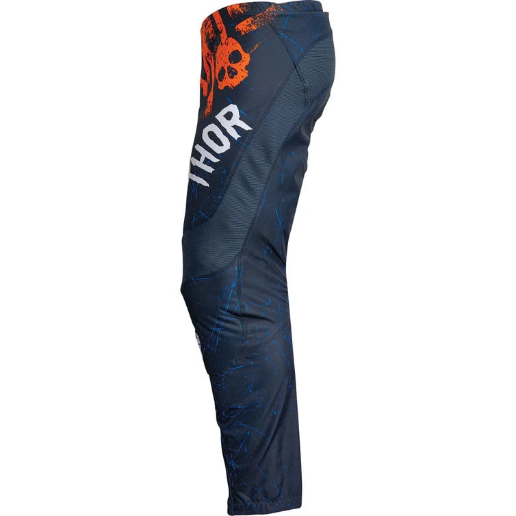 Thor Sector Gnar 2023 Youth Motocross Jersey & Pants Midnight Orange Kit 8 Thor Sector Gnar 2023 Youth Motocross Jersey & Pants Midnight Orange Kit - Image 8