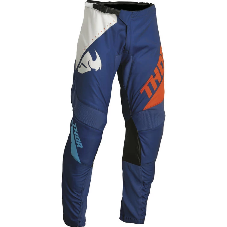 Thor Sector Edge 2023 Youth Motocross Jersey & Pants Navy Orange Kit 5 Thor Sector Edge 2023 Youth Motocross Jersey & Pants Navy Orange Kit - Image 5