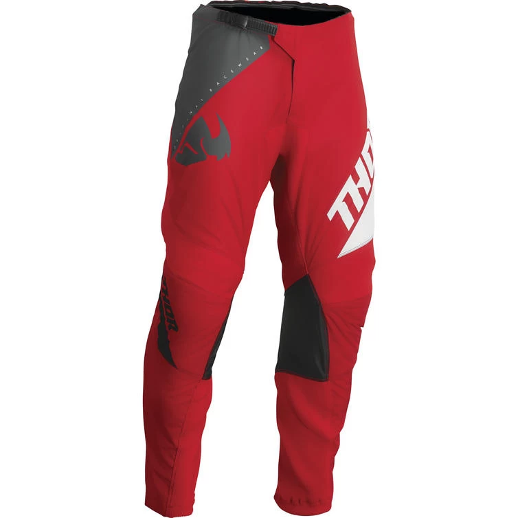 Thor Sector Edge 2023 Youth Motocross Jersey & Pants Red White Kit 5 Thor Sector Edge 2023 Youth Motocross Jersey & Pants Red White Kit - Image 5
