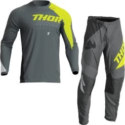Thor Sector Edge 2023 Youth Motocross Jersey & Pants Grey Acid Kit -Biker Style Shop lrgscale18697 Thor Sector Edge 2023 Youth Motocross Jersey Pants Grey Acid Bundle 1600 1