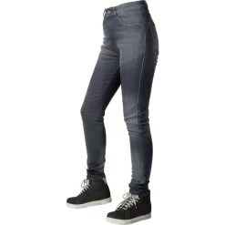 Bull-It Bull-It Elara AA Approved Slim Fit Grey Ladies Motorcycle Jeans