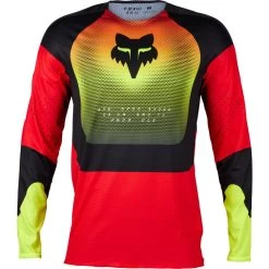 Fox Racing 2024 360 Revise Red Yellow Motocross Jersey