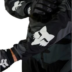 Fox Racing 2024 180 BNKR Black Camo Motocross Jersey -Biker Style Shop lrgscale18805 Fox Racing 2024 180 BNKR Black Camo Motocross Jersey 1600 3