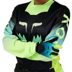 Fox Racing 2024 Ladies 180 Flora Black Yellow Motocross Jersey -Biker Style Shop lrgscale18817 Fox Racing 2024 Ladies 180 Flora Black Yellow Motocross Jersey 1600 2