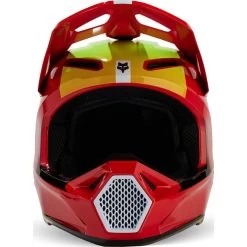 Fox Racing 2024 Youth V1 Ballast Fluo Red Motocross Helmet -Biker Style Shop lrgscale18857 Fox Racing 2024 Youth V1 Ballast Fluo Red Motocross Helmet 1488 4